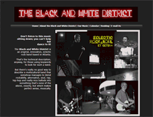 Tablet Screenshot of blackandwhitedistrict.com